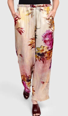Alembika NWT Tracy Dress Pants, Floral Size 6 (16-18)